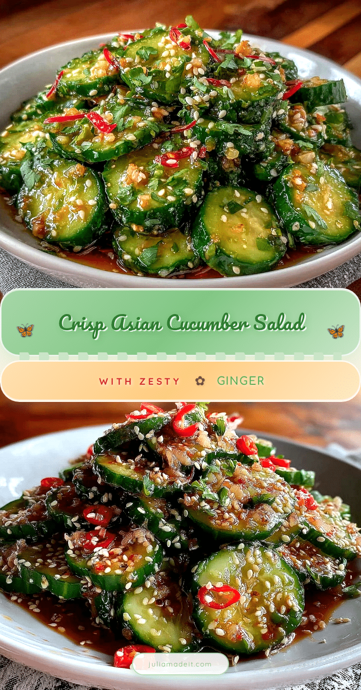 fresh asian cucumber salad recipe