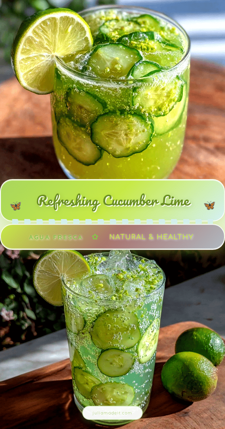 fresh cucumber lime agua fresca recipe