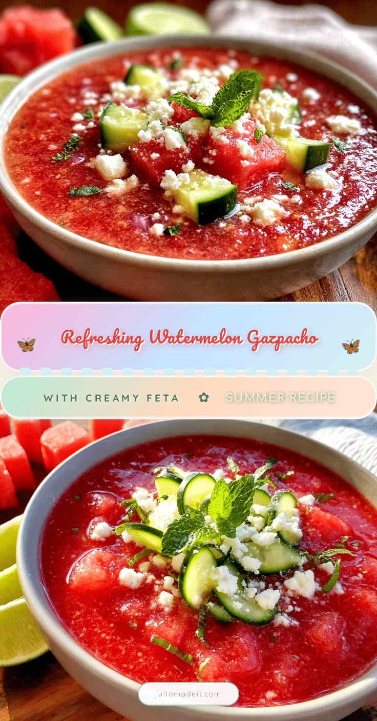 fresh watermelon gazpacho recipe