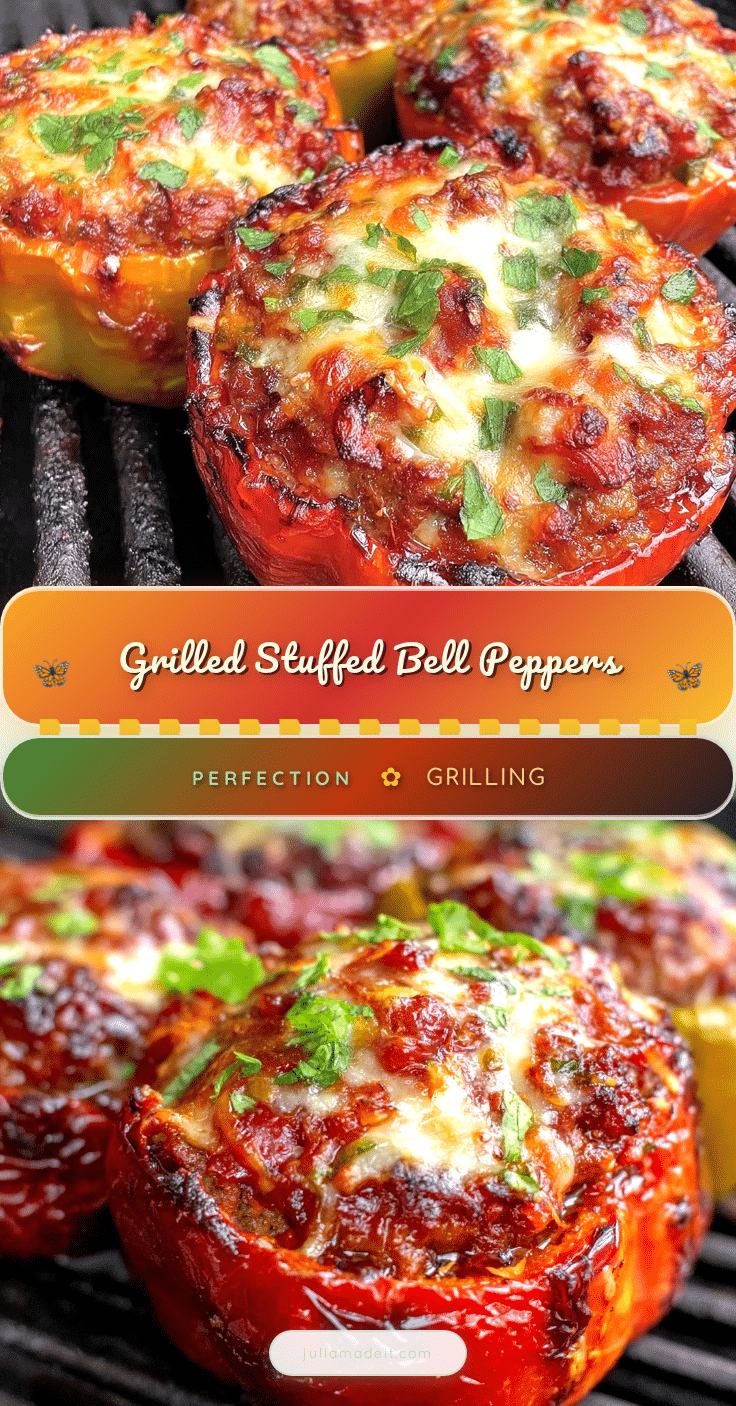 grilled stuffed bell peppers recipe