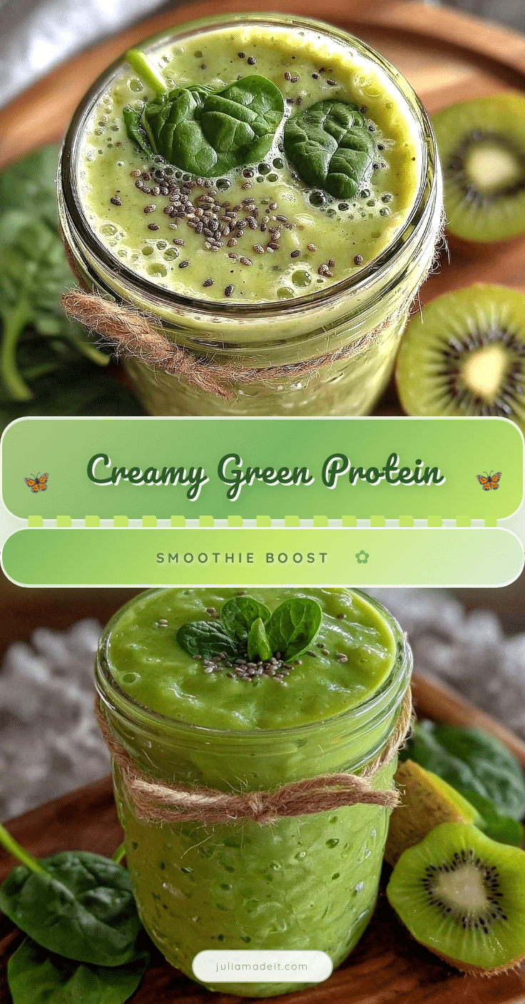 healthy green protein smoothie recipe