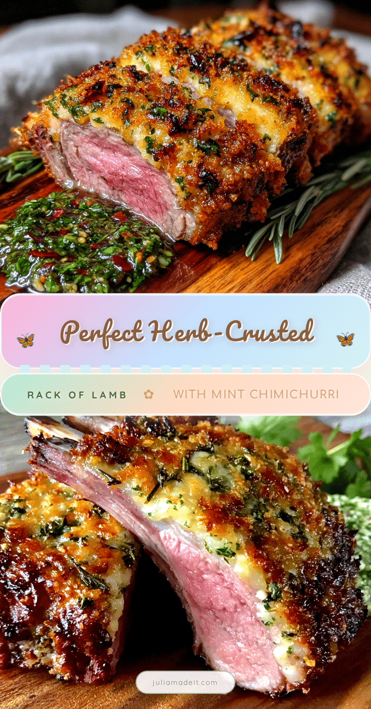 herb-crusted rack of lamb recipe