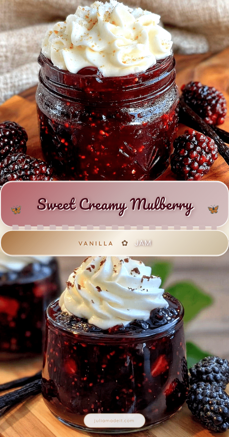 mulberry jam with vanilla recipe