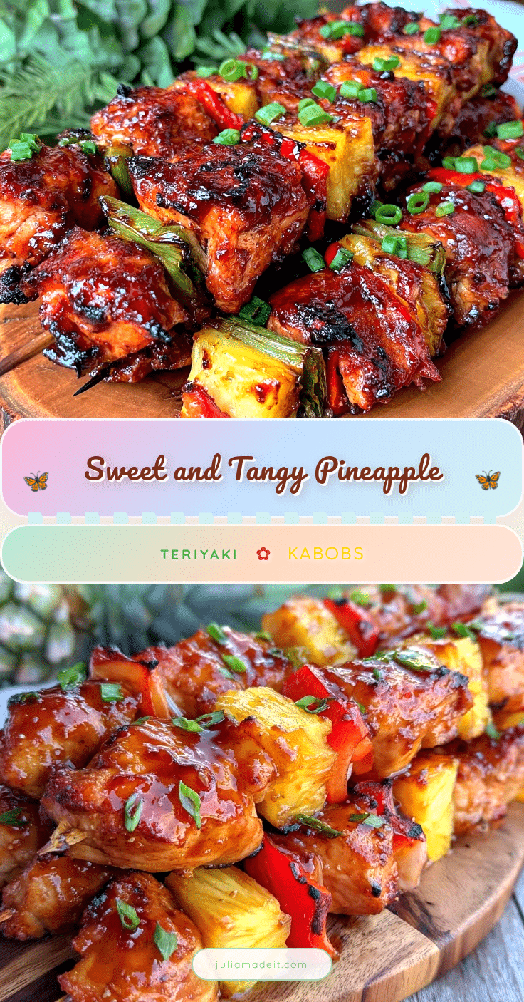 pineapple teriyaki chicken kabobs recipe