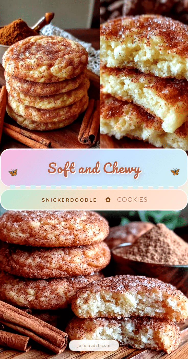 soft snickerdoodle cookies recipe
