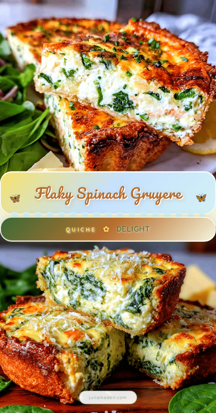 spinach gruyere quiche recipe