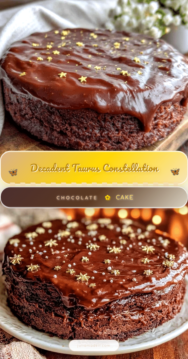 Taurus constellation chocolate cake recipe
