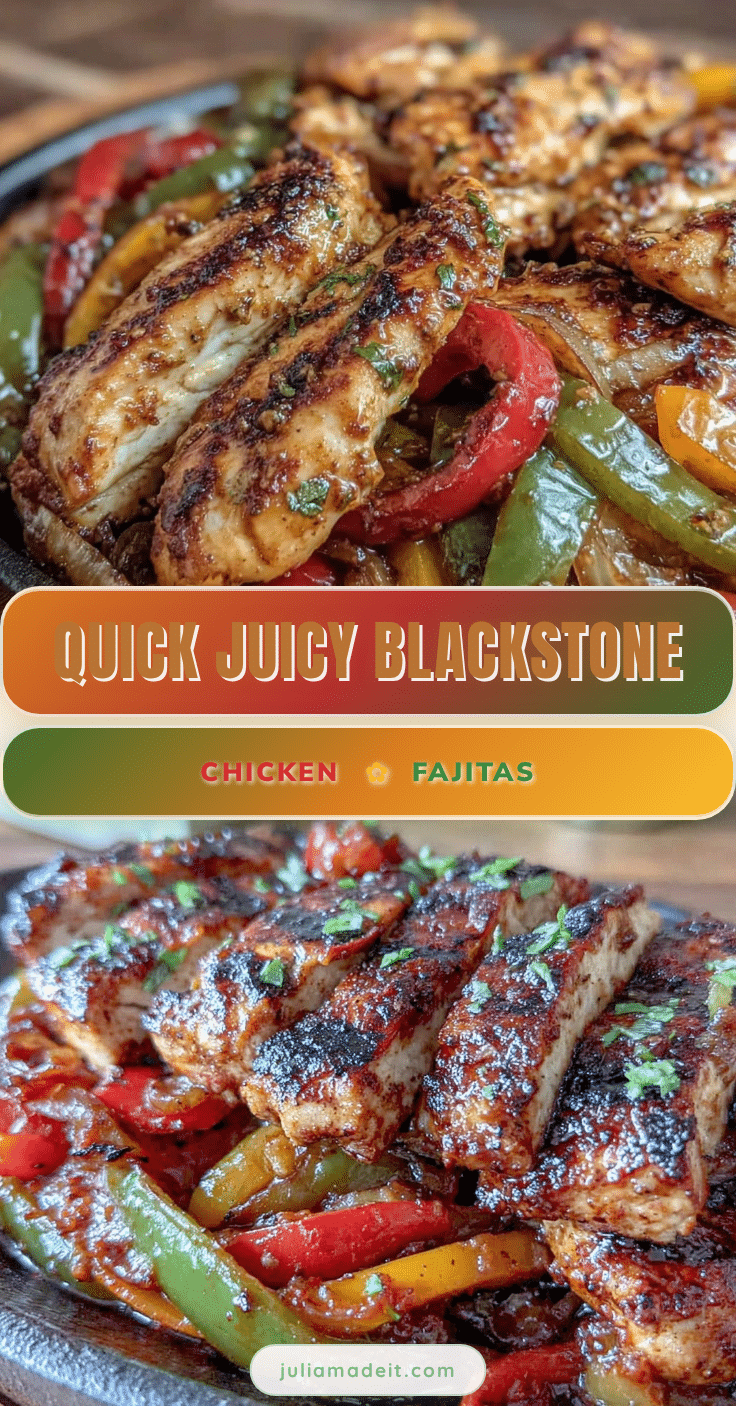 Blackstone chicken fajitas recipe