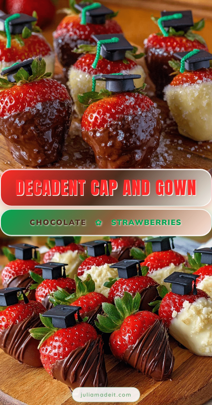 cap and gown chocolate dipped strawberries recipe