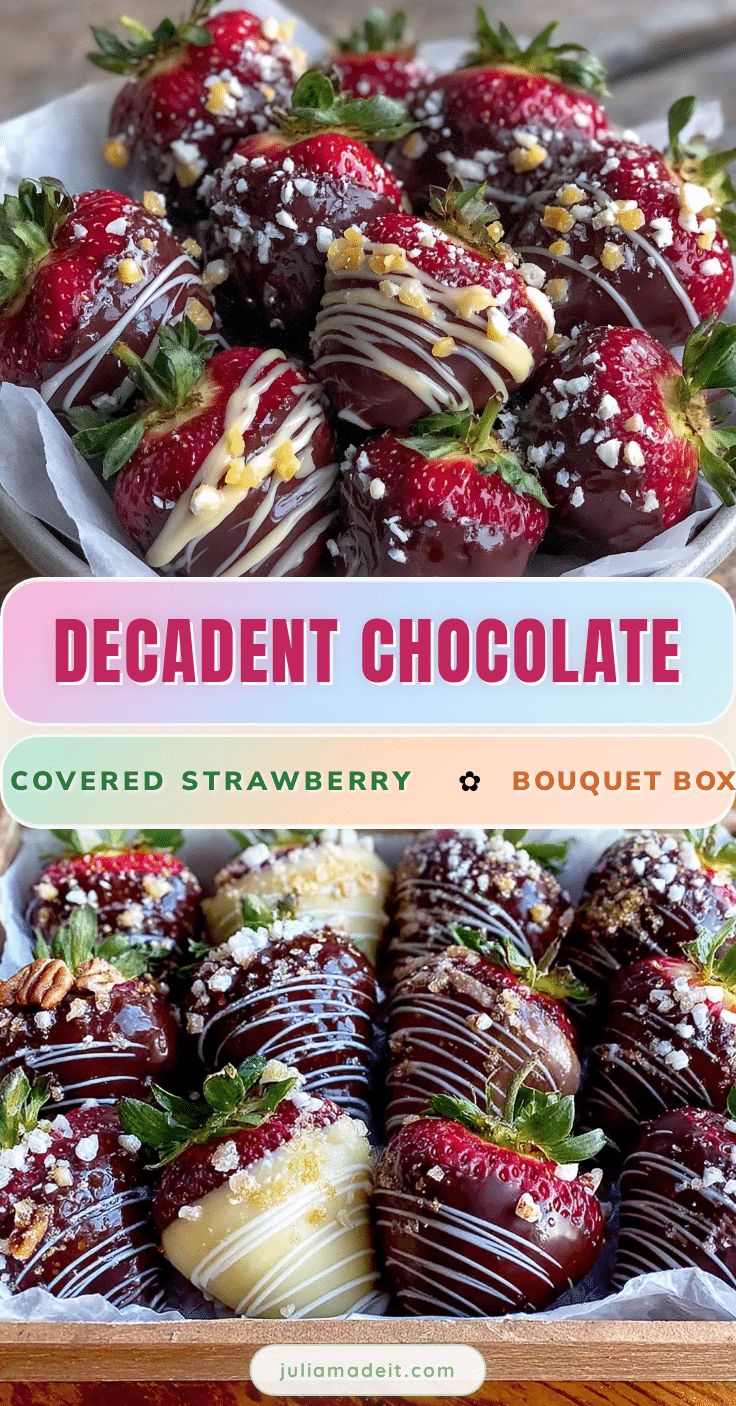 chocolate covered strawberry bouquet box recipe