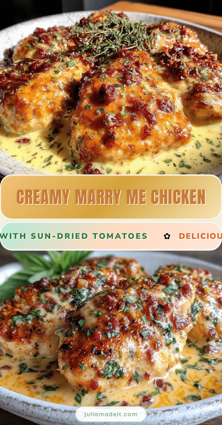 creamy marry me chicken recipe