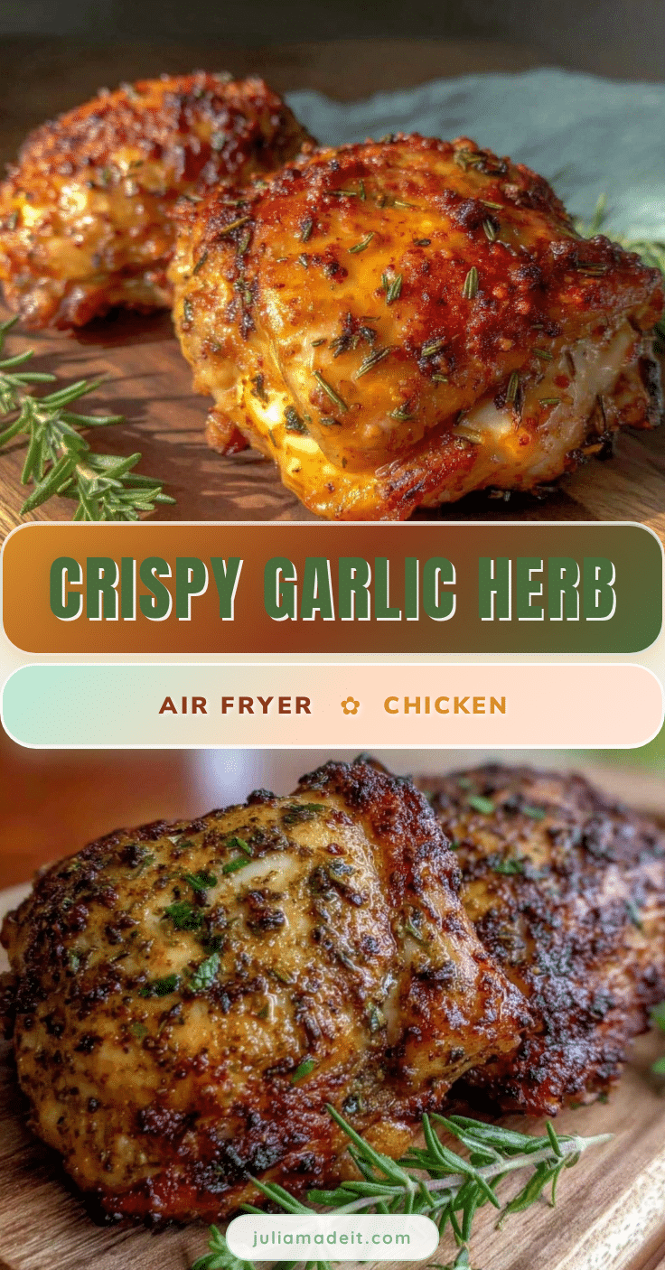 crispy air fryer chicken thighs recipe