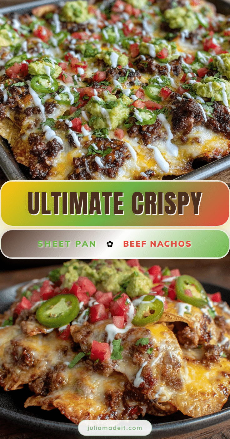crispy sheet pan loaded beef nachos recipe
