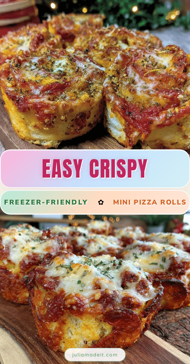 easy crispy mini pizza rolls recipe