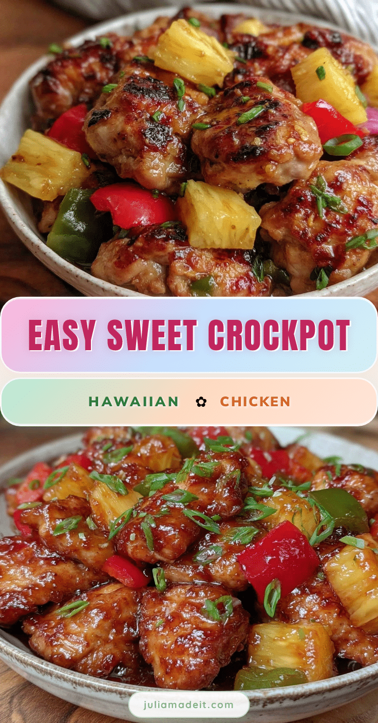 easy crockpot hawaiian chicken recipe