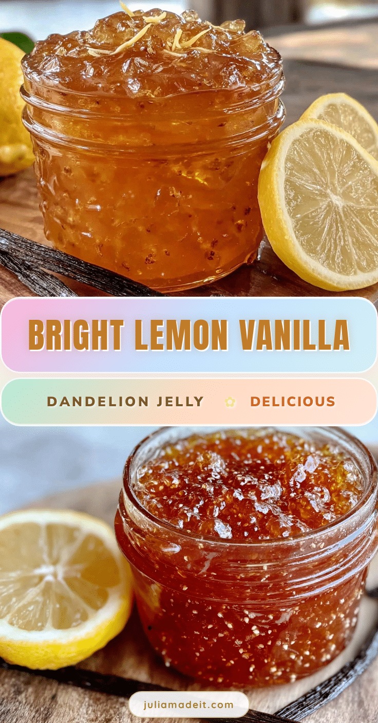 flavorful dandelion jelly recipe
