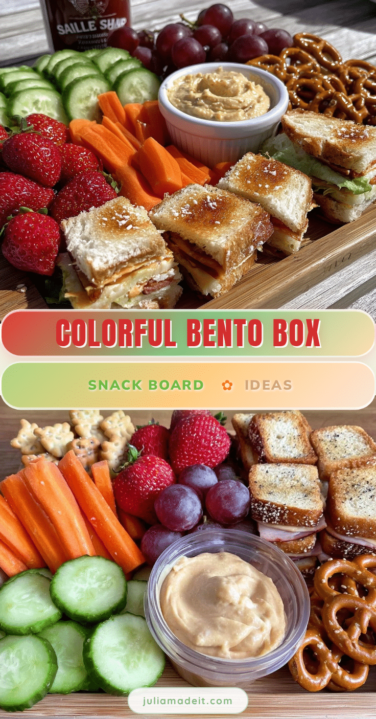fresh bento box snack board recipe