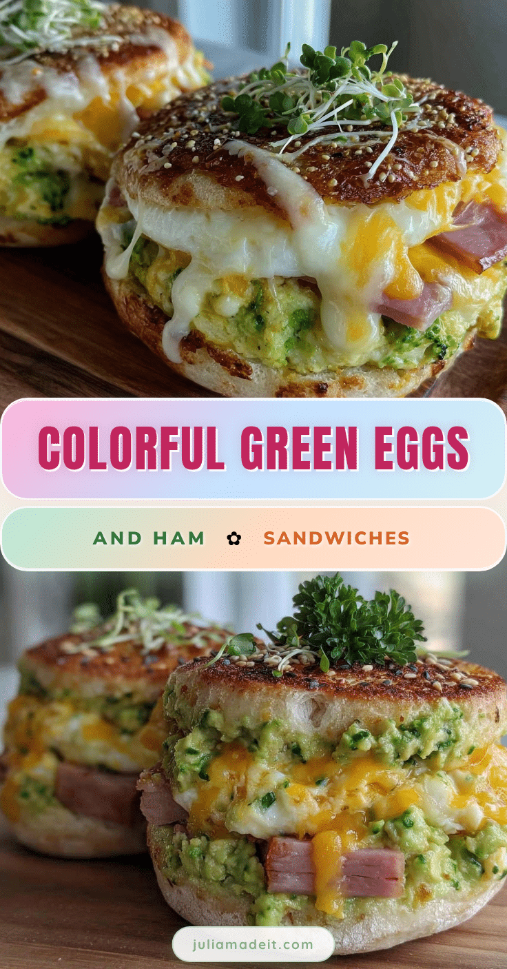 green eggs and ham breakfast sandwiches recipe