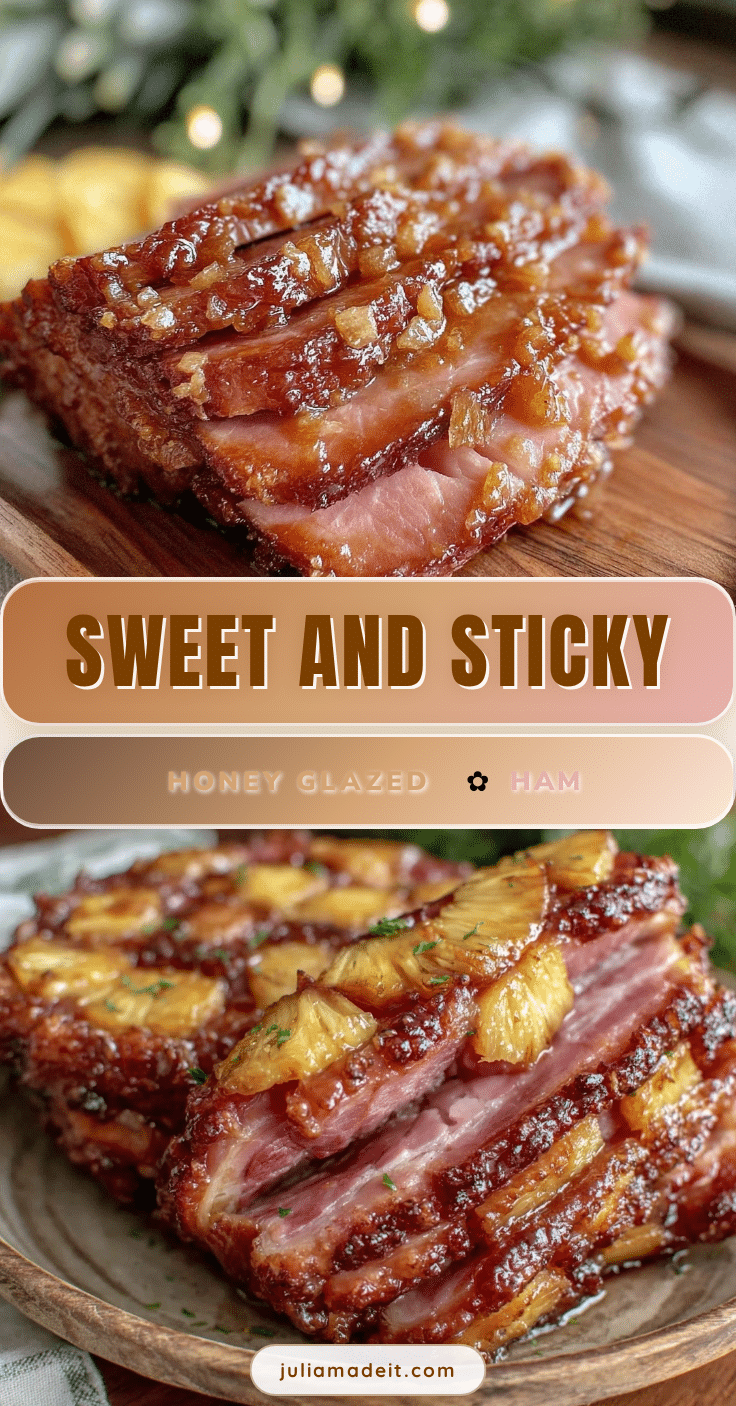 honey glazed ham recipe