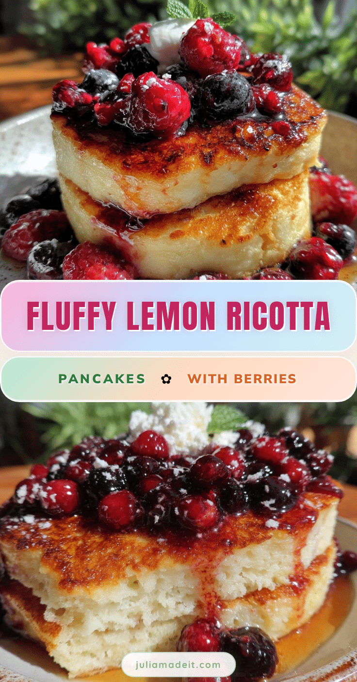 lemon ricotta pancakes recipe