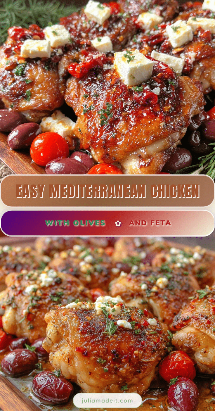 Mediterranean Chicken Sheet Pan recipe