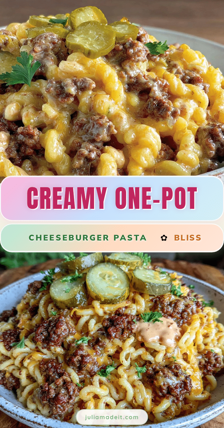 one-pot cheeseburger pasta recipe