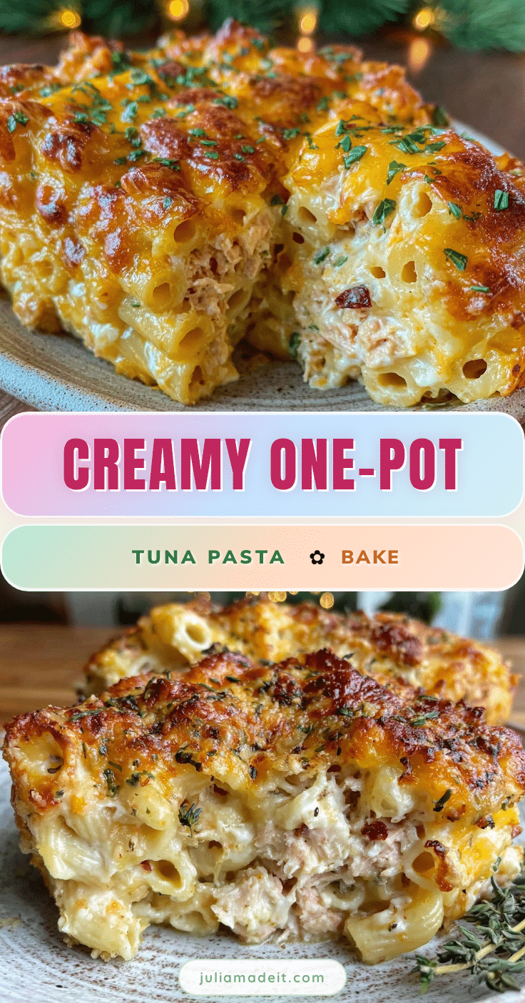 one-pot tuna pasta bake recipe