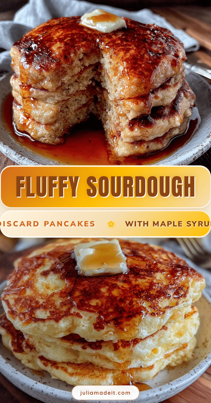 sourdough discard pancakes recipe