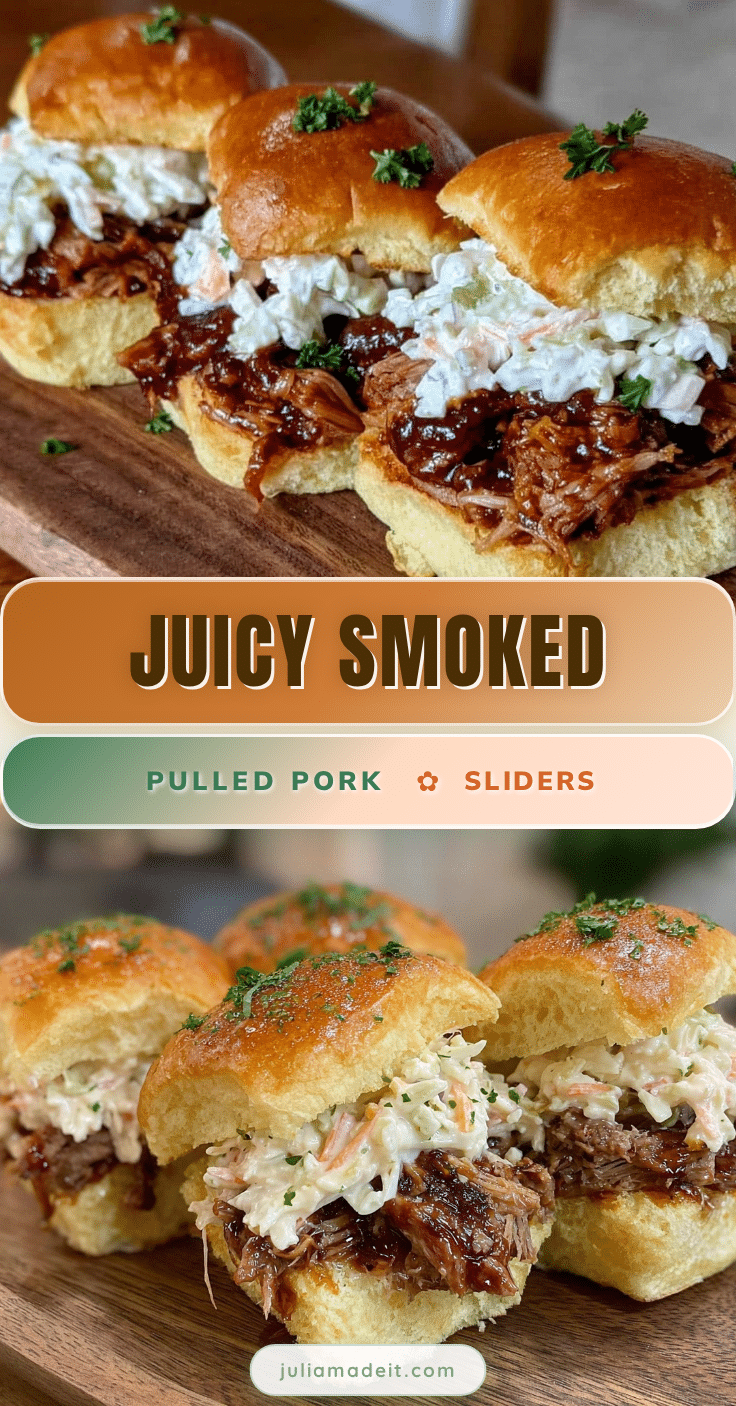tender smoked pulled pork sliders recipe