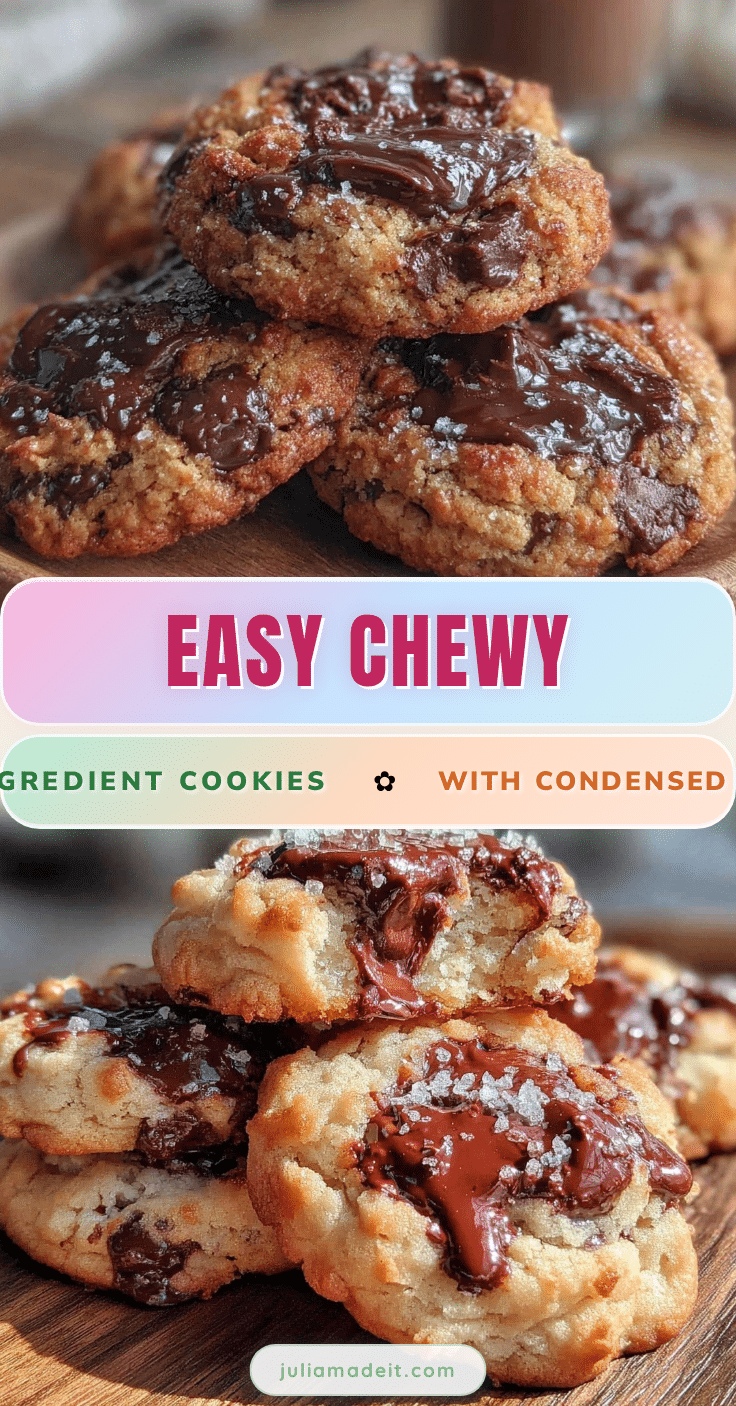 3-ingredient condensed milk chocolate chip cookies recipe