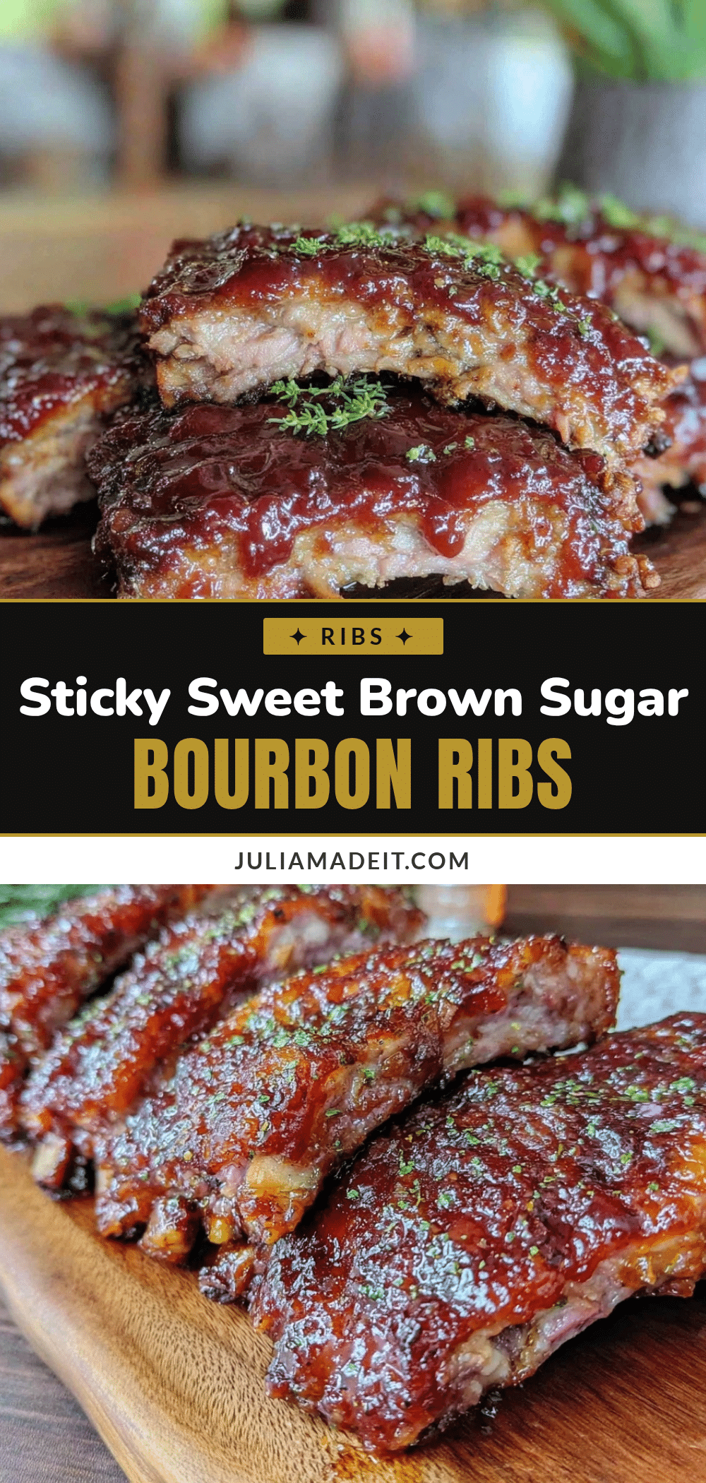 brown sugar bourbon glazed baby back ribs recipe