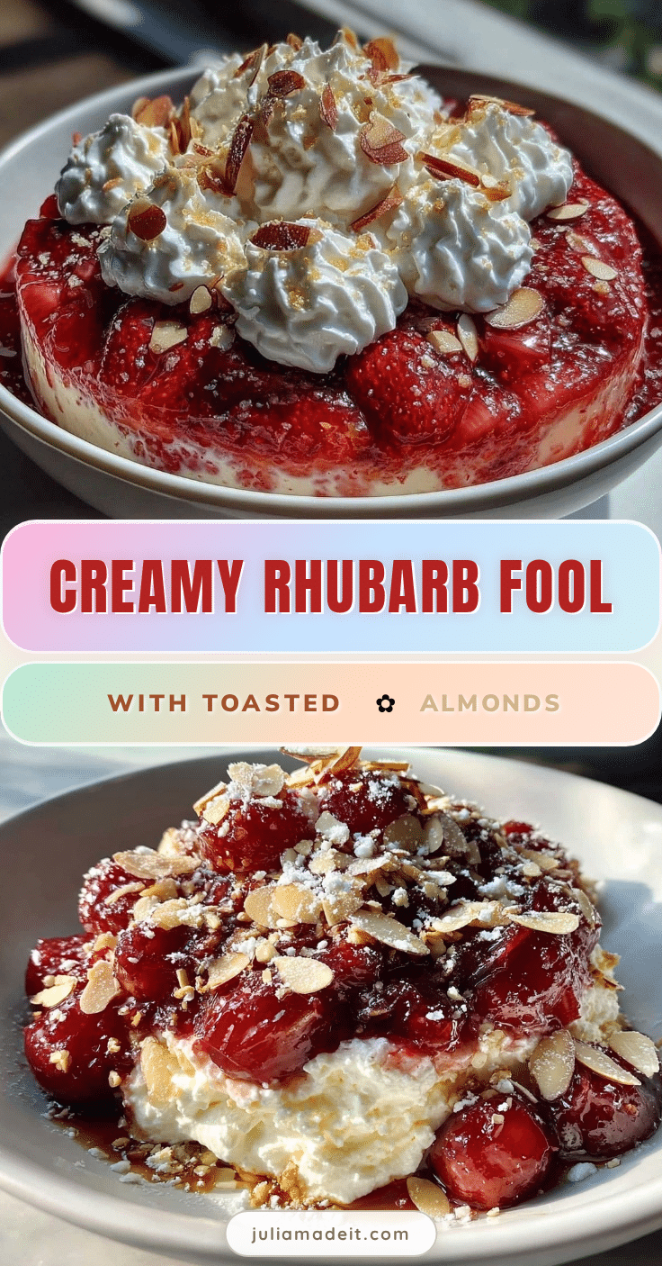 creamy rhubarb fool recipe