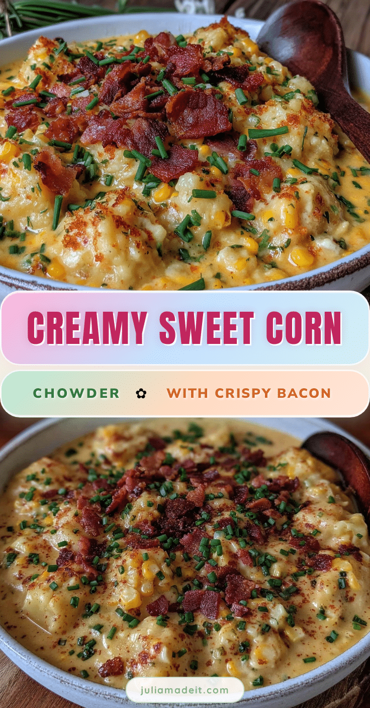 creamy sweet corn chowder recipe