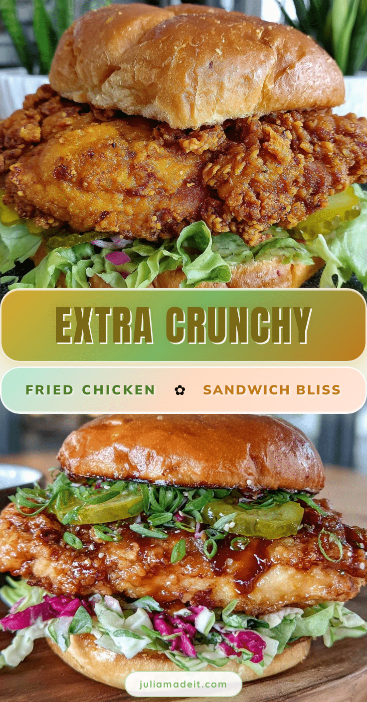 crispy extra crunchy fried chicken sandwich recipe