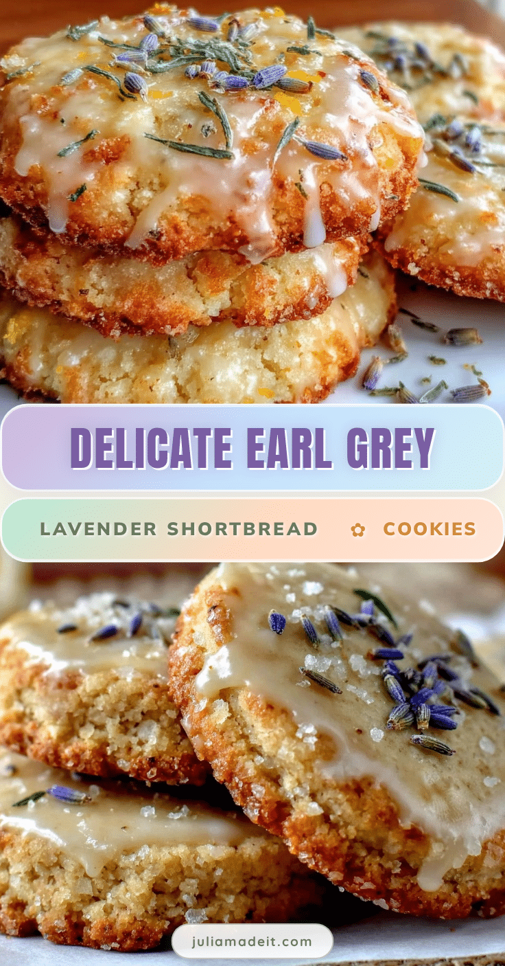 Earl Grey Lavender Shortbread Cookies recipe