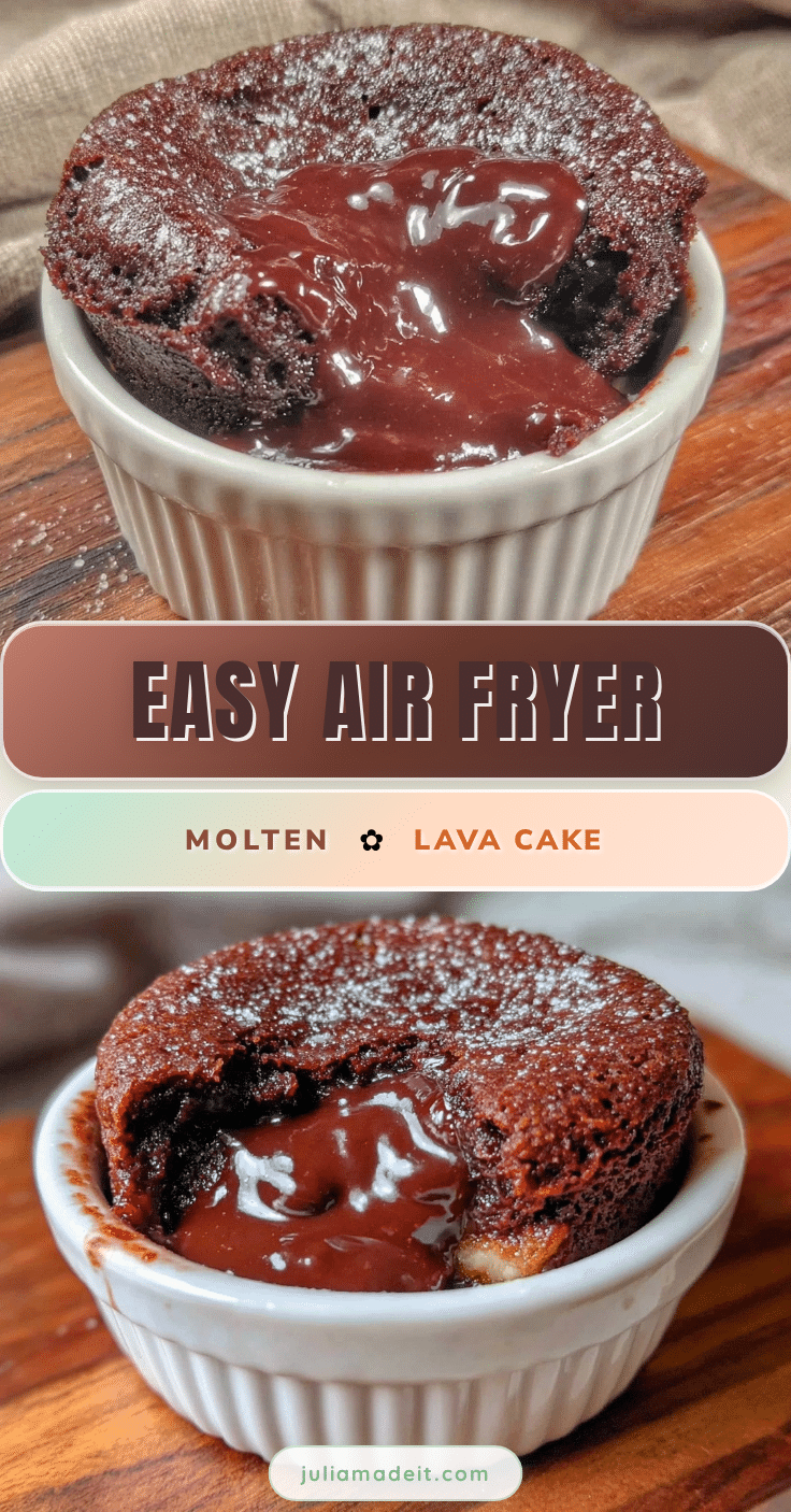 easy air fryer molten lava cake recipe recipe