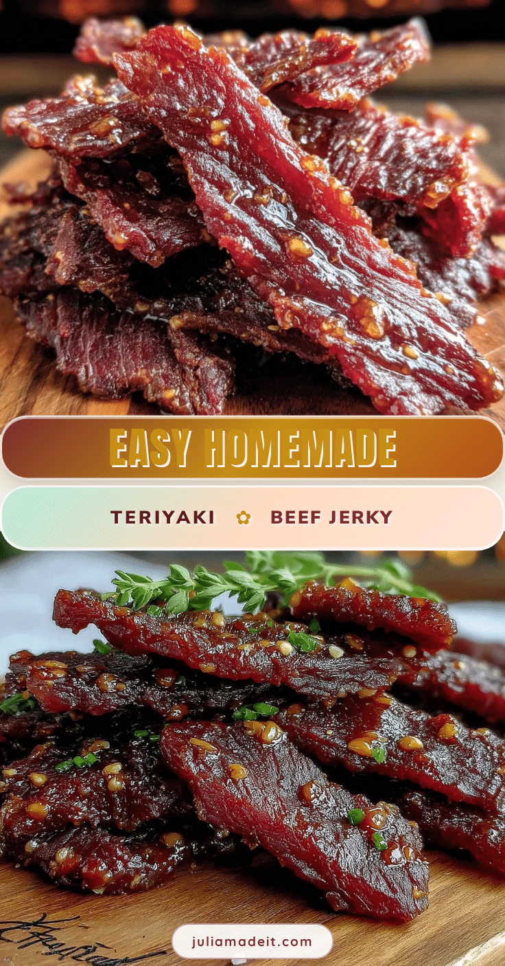 easy homemade teriyaki beef jerky recipe
