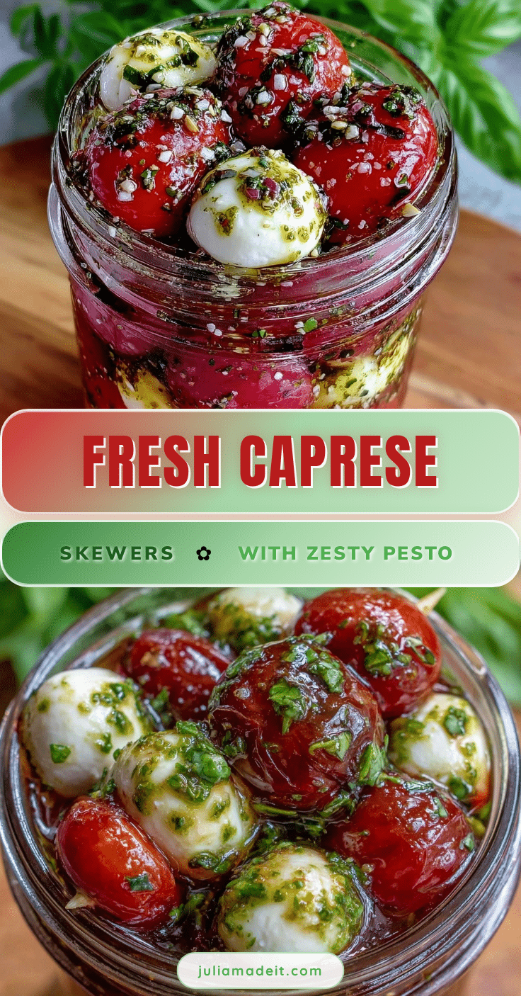 Fresh Caprese Skewers recipe