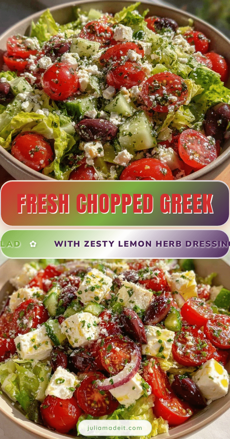 fresh chopped greek salad recipe