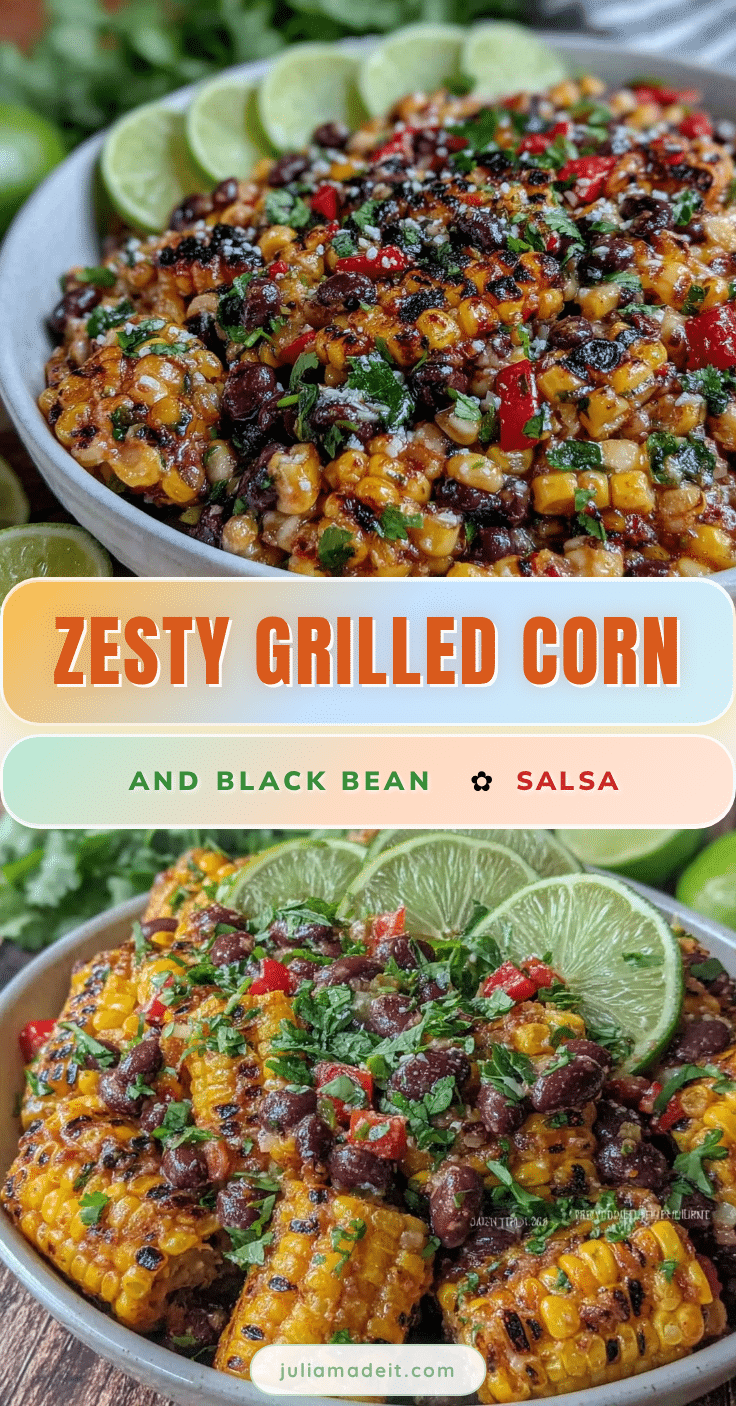 fresh grilled corn and black bean salsa recipe