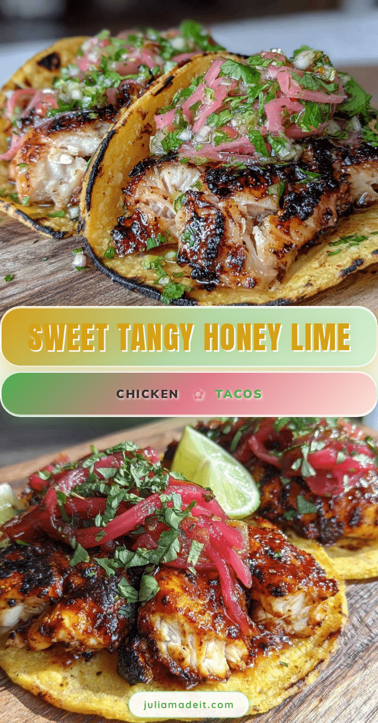 honey lime chicken street tacos recipe