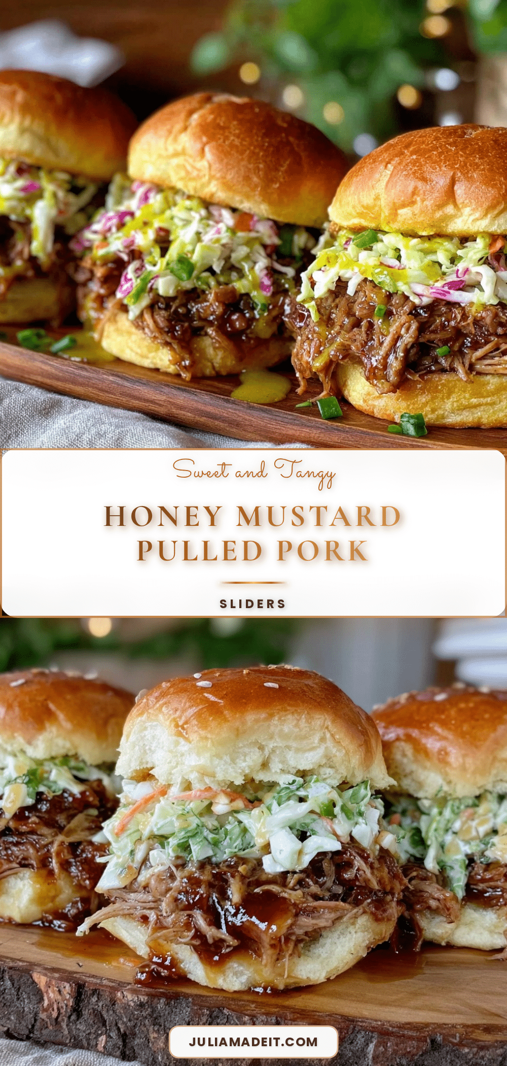 honey mustard pulled pork sliders recipe