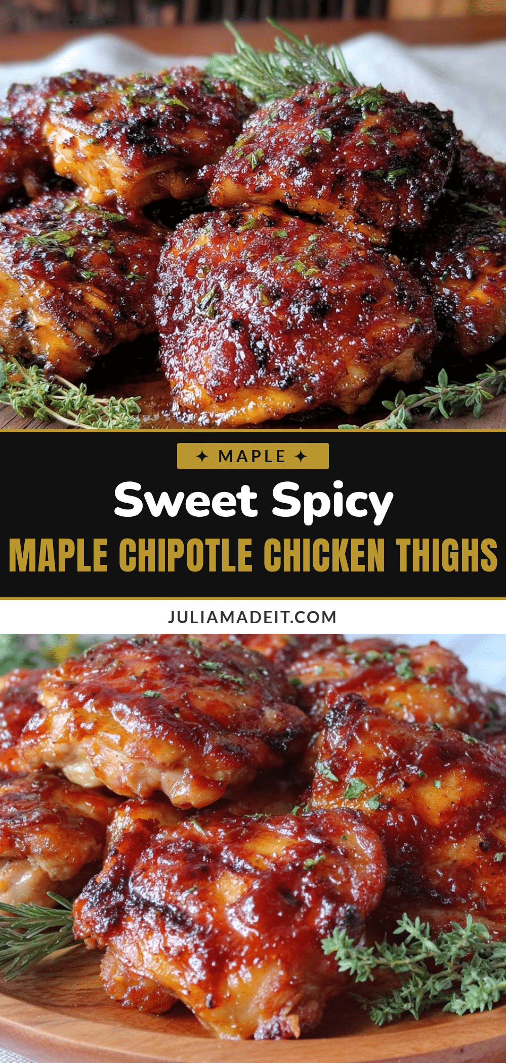 maple chipotle grilled chicken thighs recipe