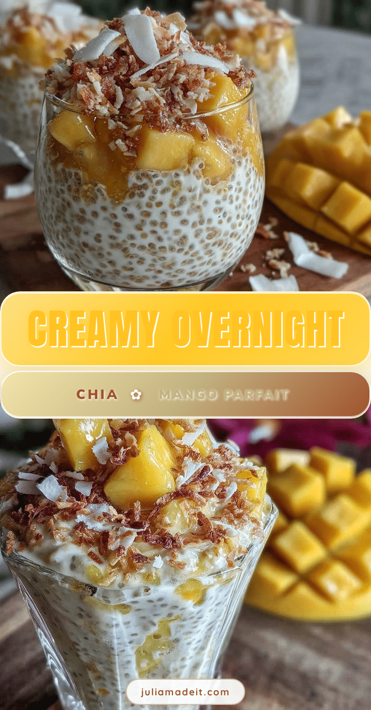overnight chia pudding parfait recipe