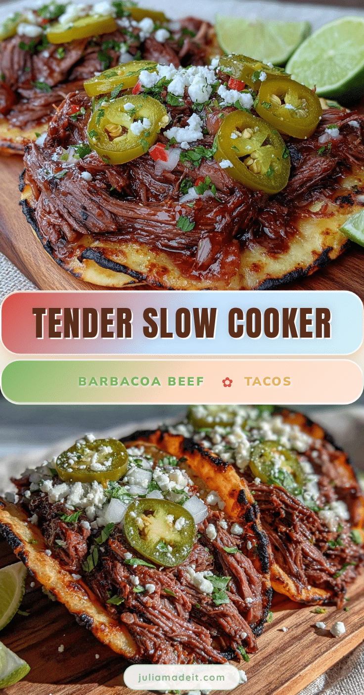 slow cooker barbacoa beef tacos recipe
