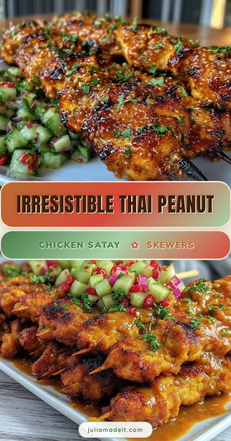 thai peanut chicken satay recipe