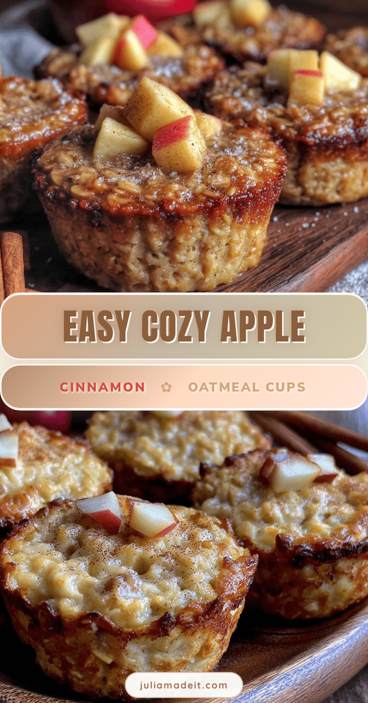 apple cinnamon baked oatmeal cups recipe