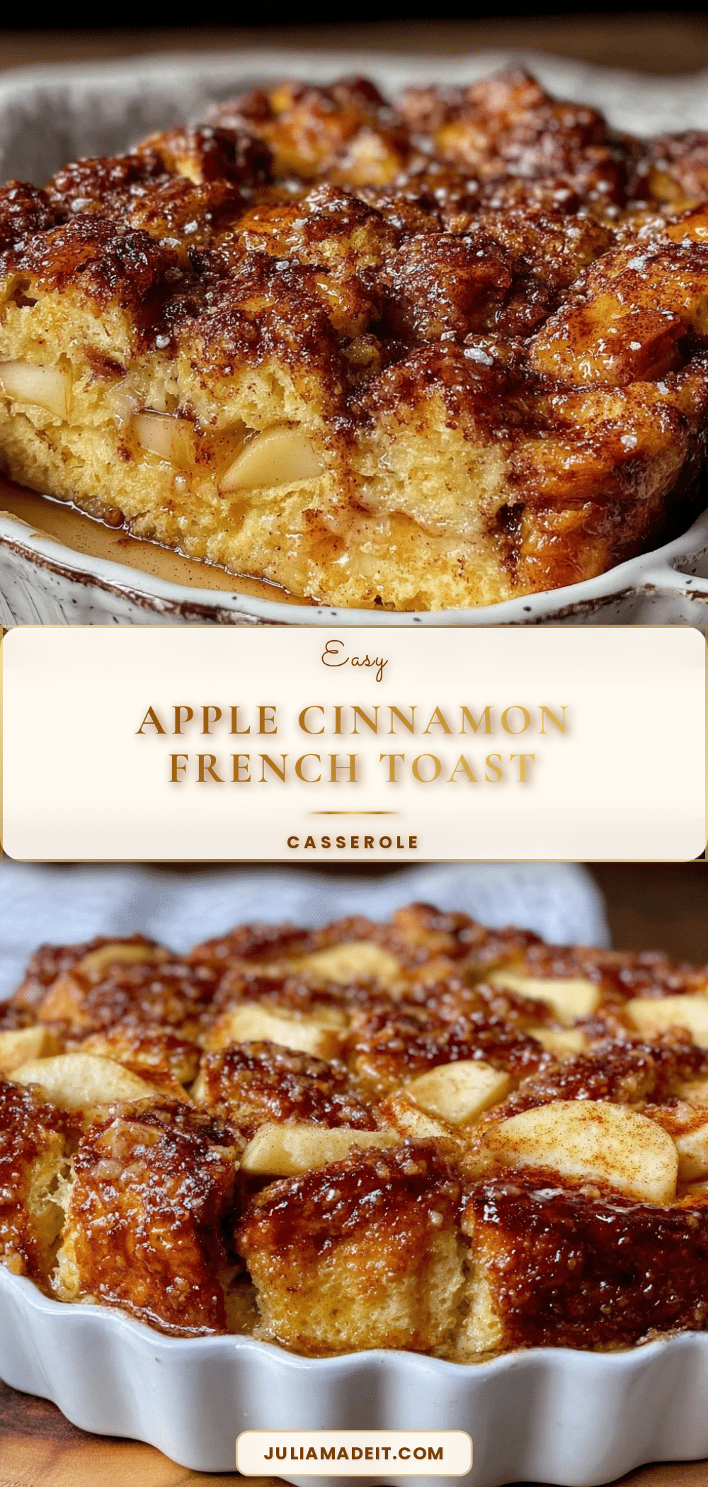 apple cinnamon french toast casserole recipe