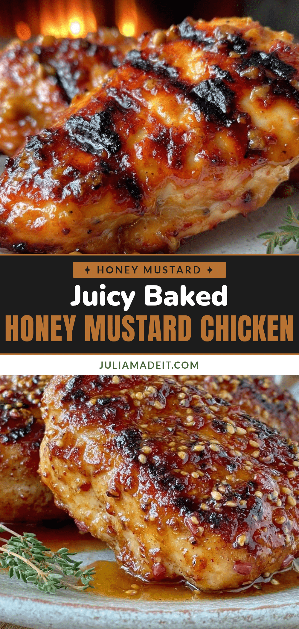 baked honey mustard chicken breasts recipe