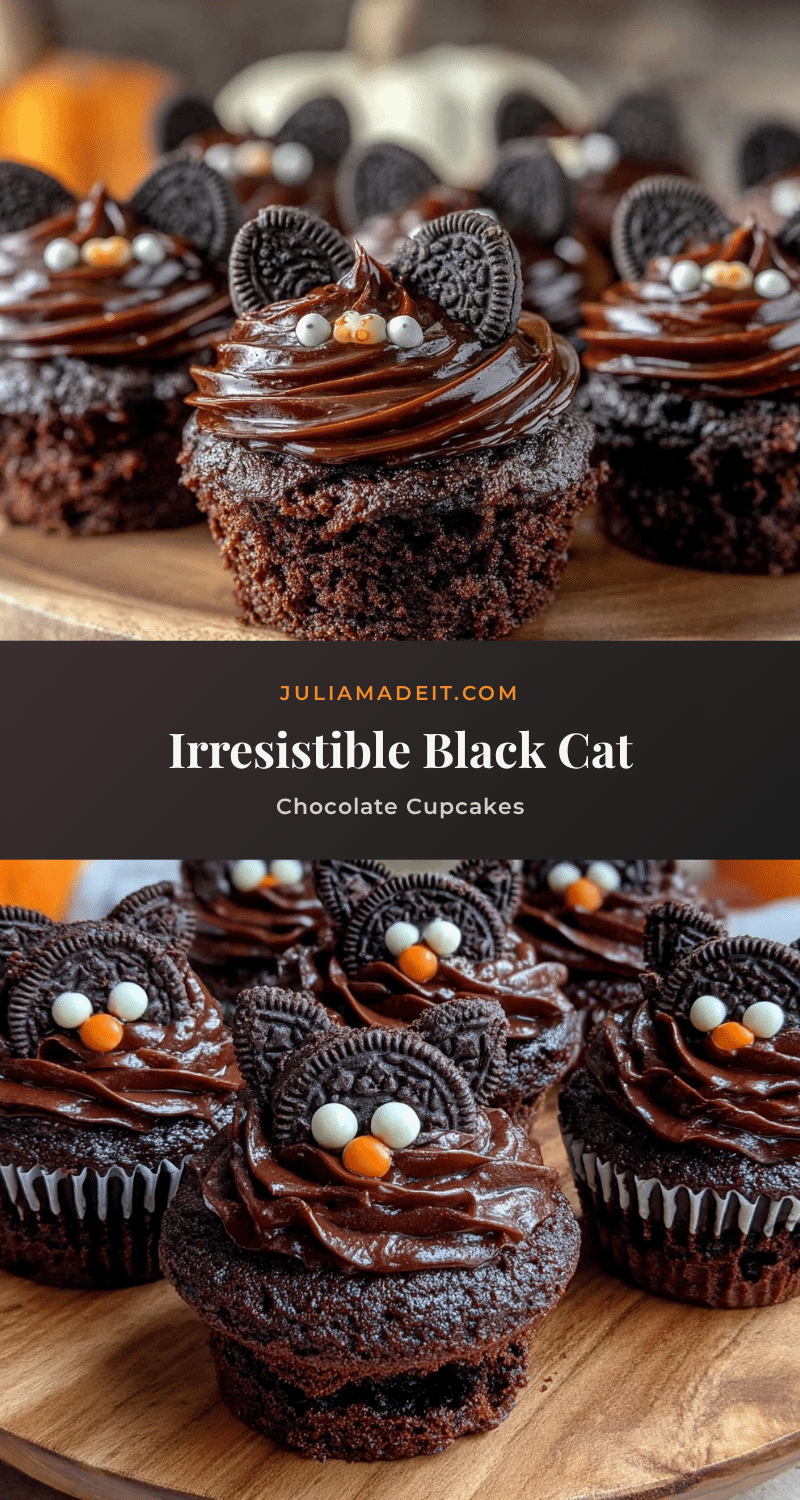 black cat chocolate cupcakes recipe
